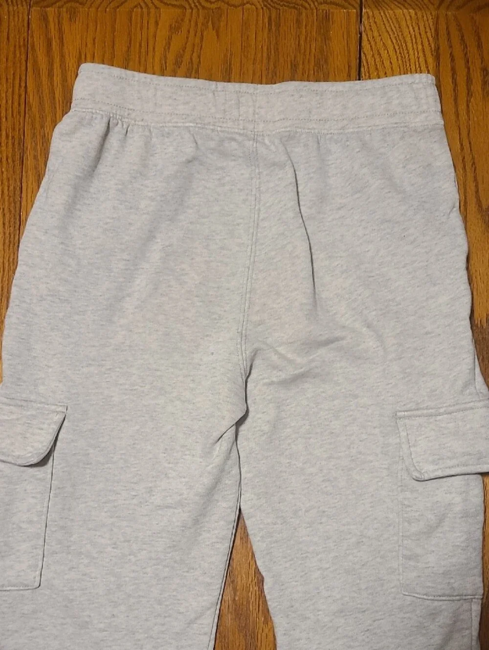Abercrombie Kids Light Gray Sweat Cargo Joggers - Size 11/12